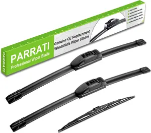 RRATI® Windshield Wipers for Ford Excursion ,"+" Front and " Rear,OEM Replacement Wiper Blades,Quiet & StreakFree(Set of )