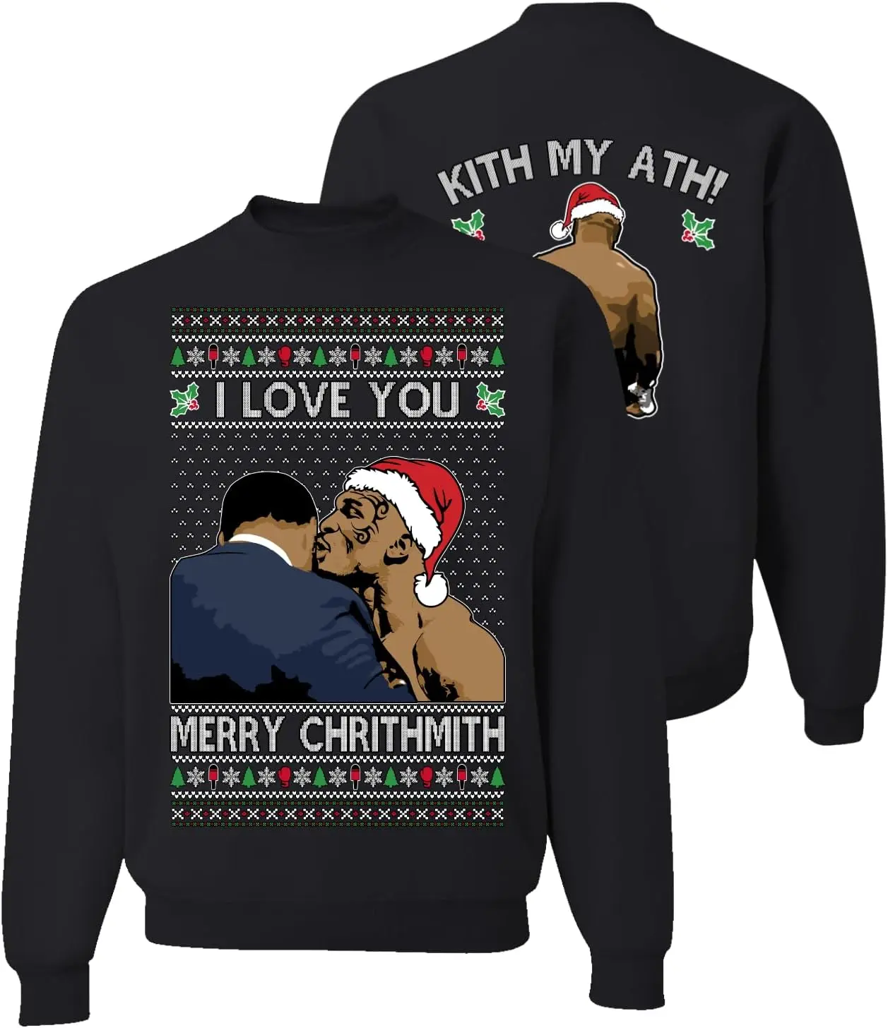 Merry Chrithmith Viral Fight Meme Funny Ugly Christmas Sweater