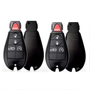 Set of 2 Fobik Remote Keys Compatible with DODGE 2008 - 2013 Models - IYZ-C01C 433
