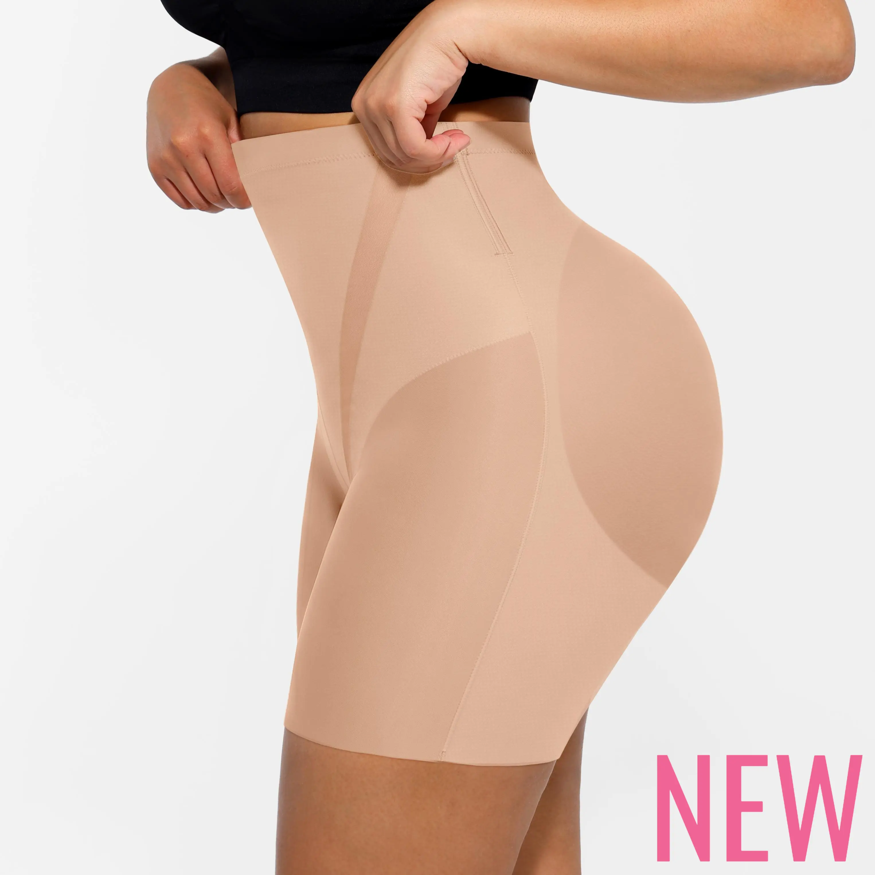 FeelinGirl #LIVE Shapewear Shorts for Women Seamless High Waisted Body Shaper Underwear Under Dress Panties