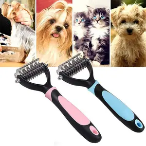 VeniCare Undercoat Rake Pet Dog Cat Grooming Brush Long Haired Dematting Deshedding Tool