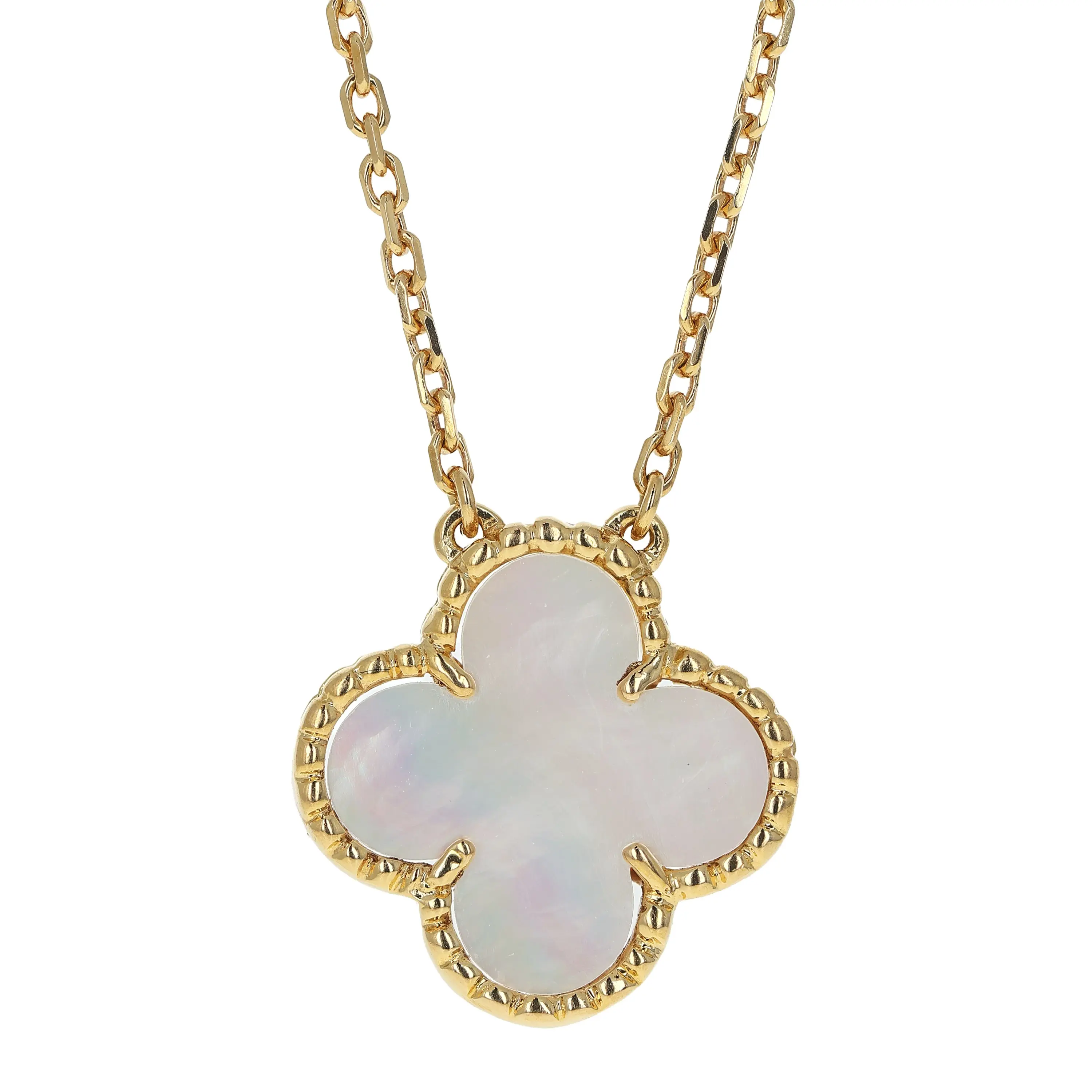 Pre-owned Van Cleef & Arpels Vintage Alhambra Pendant Necklace