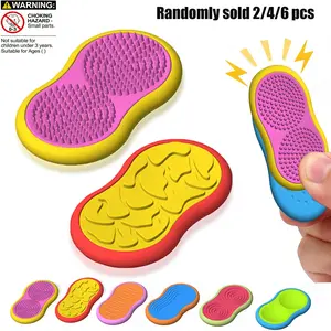 Children Silicone Sensory Toys Set, Random Texture Sliders, Suitable for Office Desk Travel, Student Classroom Rewards, Graduation Gifts