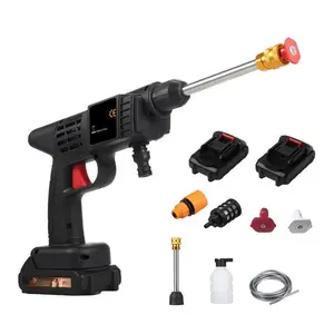 150PSI Portable Pressure 21V 8000mAh Rechargeable Battery Electric Pressure Washer for Washing Cars Cordless Pressure Washer
