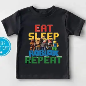 Youth and Adult Eat Sleep Roblox Tee,Eat Sleep Roblox Repeat Shirt,Roblox Shirt,Roblox Pieces Tee,Roblox For youth, Youth Casual Wear, Gift For Son And Daughter, Toddler graphic tees, family matching shirt, holiday shirt, youth clothing