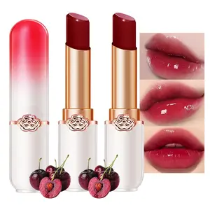 2Pcs Color Changing Lipstick Queen,Long Lasting Lip Care Moisturizer Lip Balm Magic Lip Gloss Lip Tint Stain Glossly Makeup Lipstick Set for Women springtok