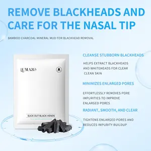 Bamboo Charcoal Blackhead Peel-Off Nose Mask for Suck Out Black Heads Nose Strip