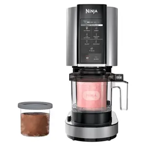Ninja  16 x 7 x 12 in. Creami 0.5 qt. Ice Cream Maker, Silver