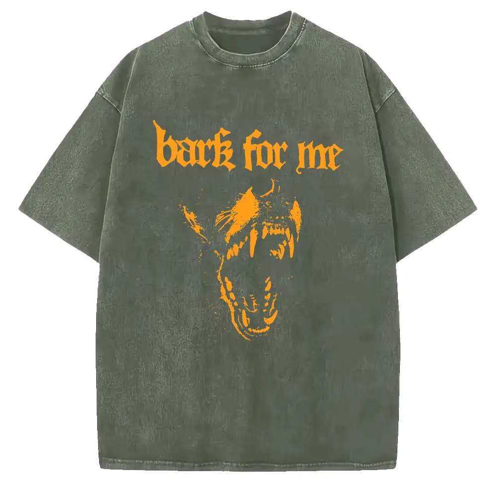 Washed T-shirt-Green