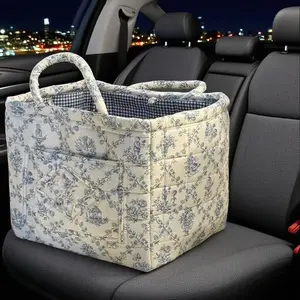 Woven Storage Basket Organizer - Durable, Space-Saving, Washable, Hygienic Multi-Purpose Home Organizer for Cars, Bedroom Daily Use, Fresh-Style Vehicle Accessories