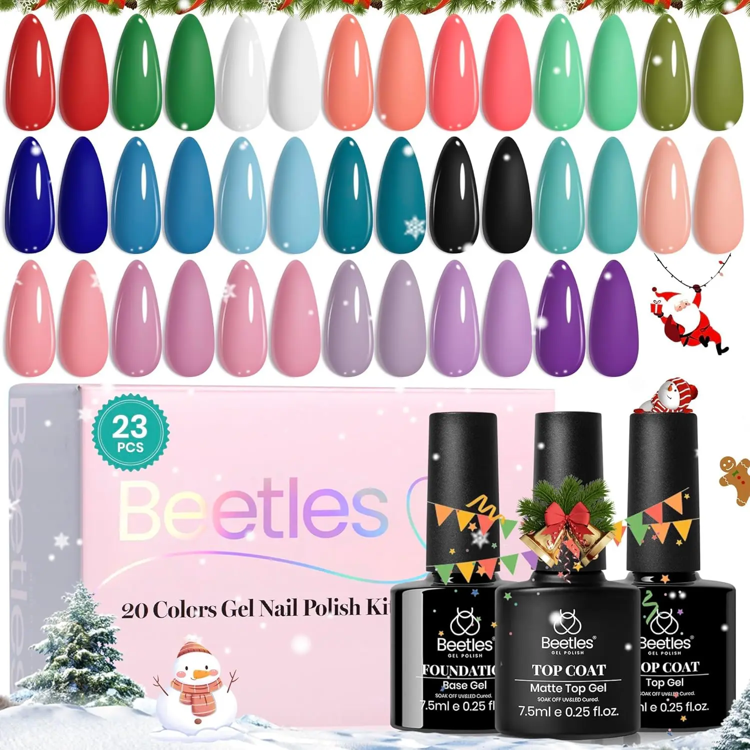 20 Colors White Black Nude Gel