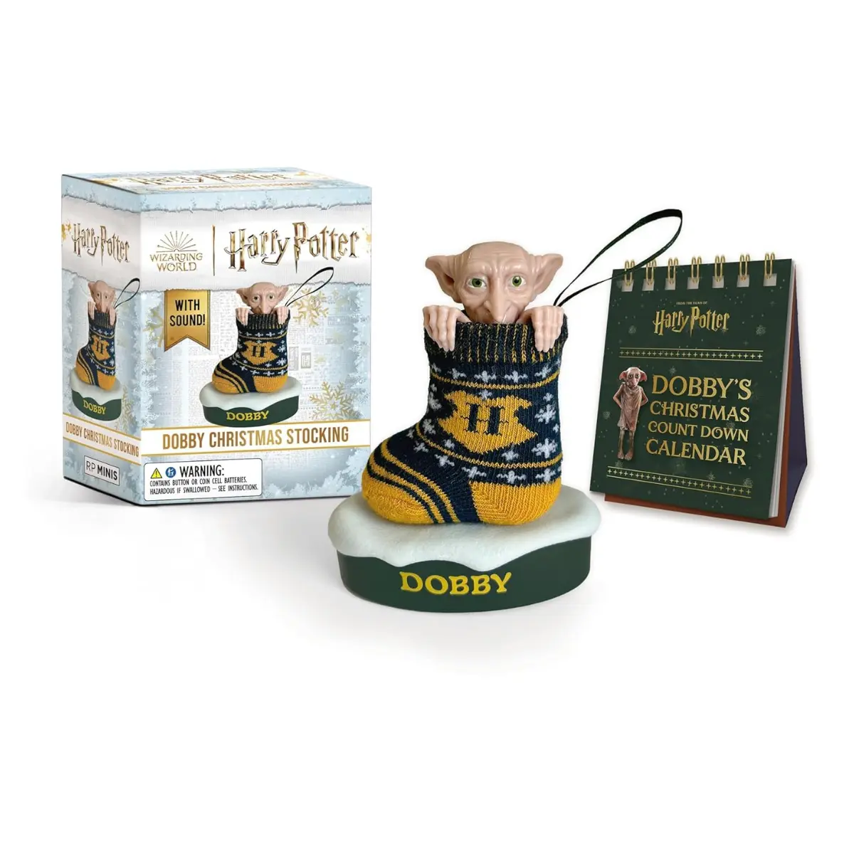 Harry Potter Dobby Stocking with Sound – Interactive Christmas Decoration - Paperback Harry Potter Dobby Stocking with Sound – Interactive Christmas Decoration - Paperback