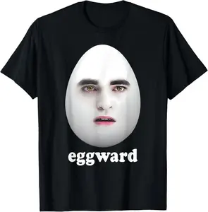 Cotton Gift Tee Funny Egg Eggward Gag Meme Parody Ironic Sarcastic eggward Funny Meme T-Shirt casual cotton streetwear Fabric Menswear streetwear for all