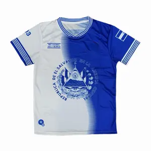 El Salvador Soccer Jersey 2025 White and Blue with National Logo Original Design for Fans Versatile Use
