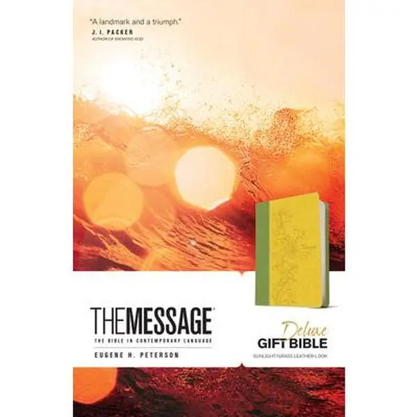 USED-Message Deluxe Gift Bible: The Bible in Contemporary Language by Peterson, Eugene H. (Imitation Leather)