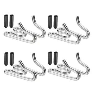 PETAXCELL Dog Collar Extra Links, Prong Collar for Pets Stainless Steel Pinch Dog Training Collar 3.8mm, (Silver, 4sets)/ Intended for Small / Medium / Large Dogs Training