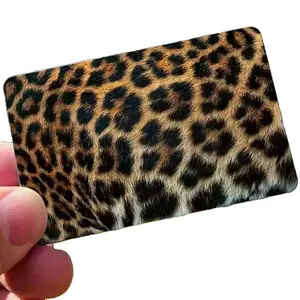 1Pc Retro Leopard Print 2026 New Sticker Personalized Waterproof Bank Debit Credit Card Bus Card Skin Thin Sticker Decoration