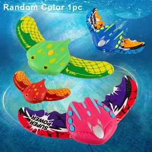 Summer Pool Toy, Water-Powered Shark Glider, Battery-Free, Fun Cartoon Pool Float, Pool Floaties, Kids' Outdoor Party Gift, Ages 3+