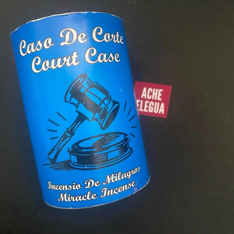 Caso De Corte Court Case Incense Powder by Ache Elegua - Spiritual Support for Legal Matters with Divine Energy & Protection