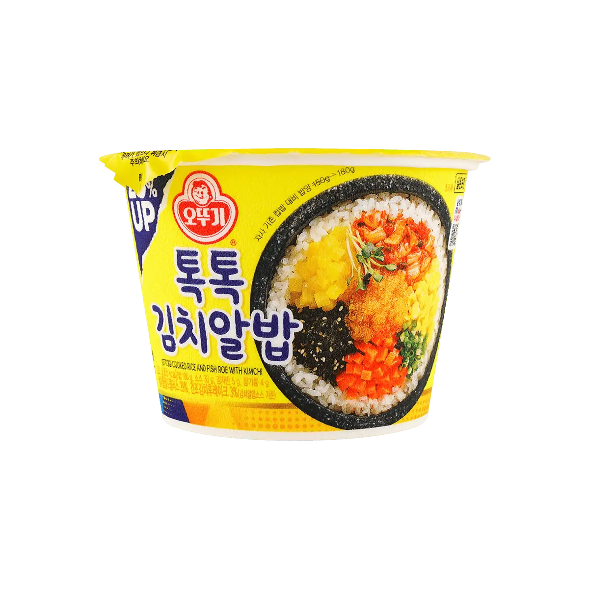 OTTOGI Korean Kimchi & Fish Roe Bibimbap Rice Bowl, 7.83oz OTTOGI Korean Kimchi & Fish Roe Bibimbap Rice Bowl, 7.83oz
