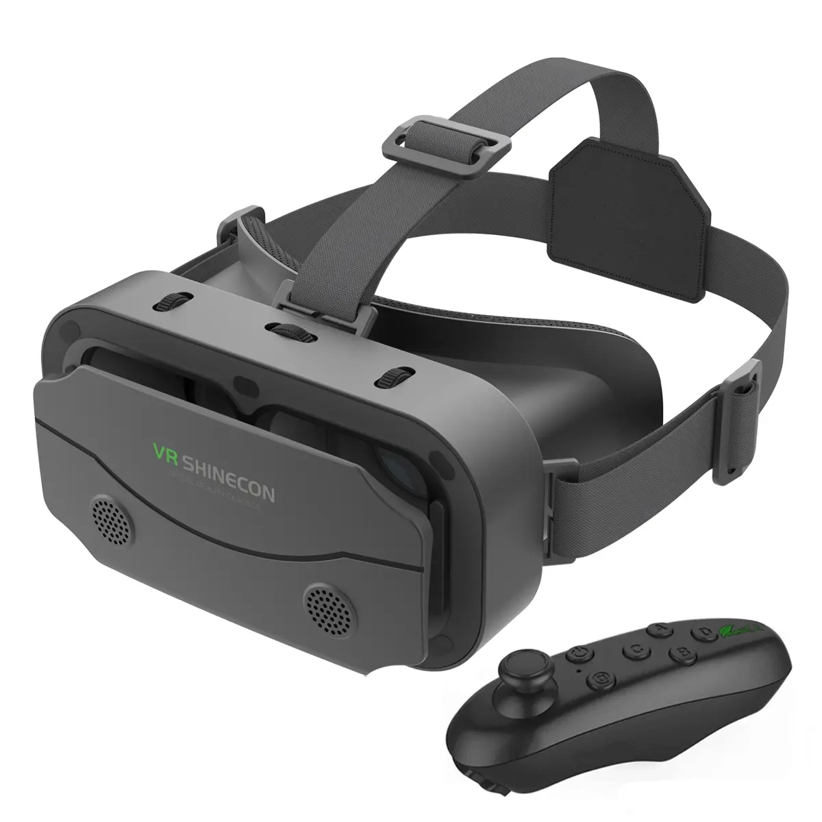 VR SHINECON Virtual Reality VR Glasses, HD Virtual Reality Headset VR Movie Game VR Glasses with Breathable Hole, Smart & Wearable Devices for 4.7-7.0 Inch Phones VR Headsets, VR Goggles