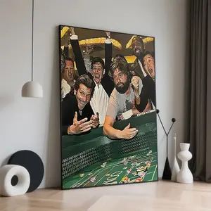 Vintage "The Hangover" Movie Poster Print Unframe  Wall Art  Classic Comedy Film Decor for Teen Boys' Bedroom & Living Room