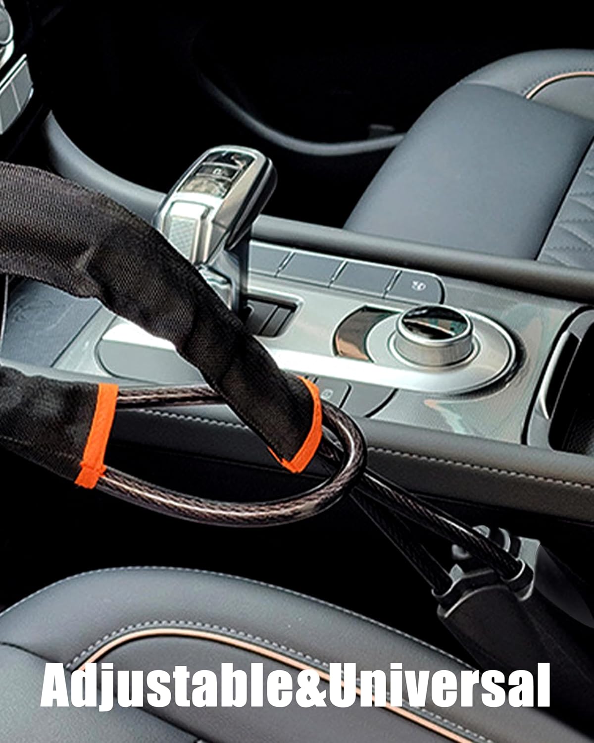 Car Steering Wheel Lock, 2 Pack Anti Theft Car Device with Max 17” Locking Length, Thickened Steel Wire, and Fine Stitched Edges, 3 Keys Included, Easy to Store, Fits Most Vehicles, SUVs Car Steering Wheel Lock, 2 Pack Anti Theft Car Device with Max 17” Locking Length, Thickened Steel Wire, and Fine Stitched Edges, 3 Keys Included, Easy to Store, Fits Most Vehicles, SUVs