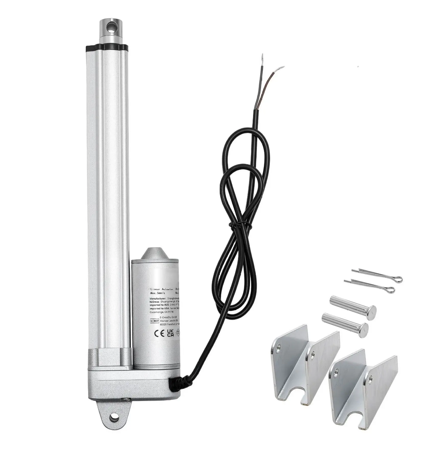 12V Linear Actuator 8 Inch, 675lbs Waterproof Actuator, IP65 Motion Control for Solar, Agriculture, Automation