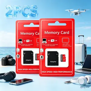 2-Pack × 1TB with adapter, micro tf Sd Cards log outdoor thermometer records, Microsdxc Card syncs mobile phone files, sd memory card arranges PC data, durable sd card & micro sd card work for monitoring systems and dashcam surveillance