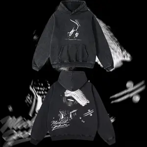 BoostedStyle - Michael Jackson Graphic T‑Shirt, Pop Music Graphic Hoodie, Y2K Hip-Hop tee, Mexico style menswear