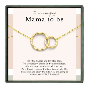 New Mom Necklace – First Time Pregnancy Gift for Her