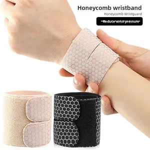 Honeycomb Thin Sports Bracer Tendon Sheath TFCC Badminton Fixed Fit Pressurized Support Men's and Women's Wristband Sheath