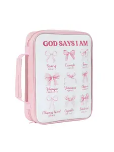 Women's Bible case, Bible case, Bible case with handle, Bible carrying box, Bible bag with zipper and pocket