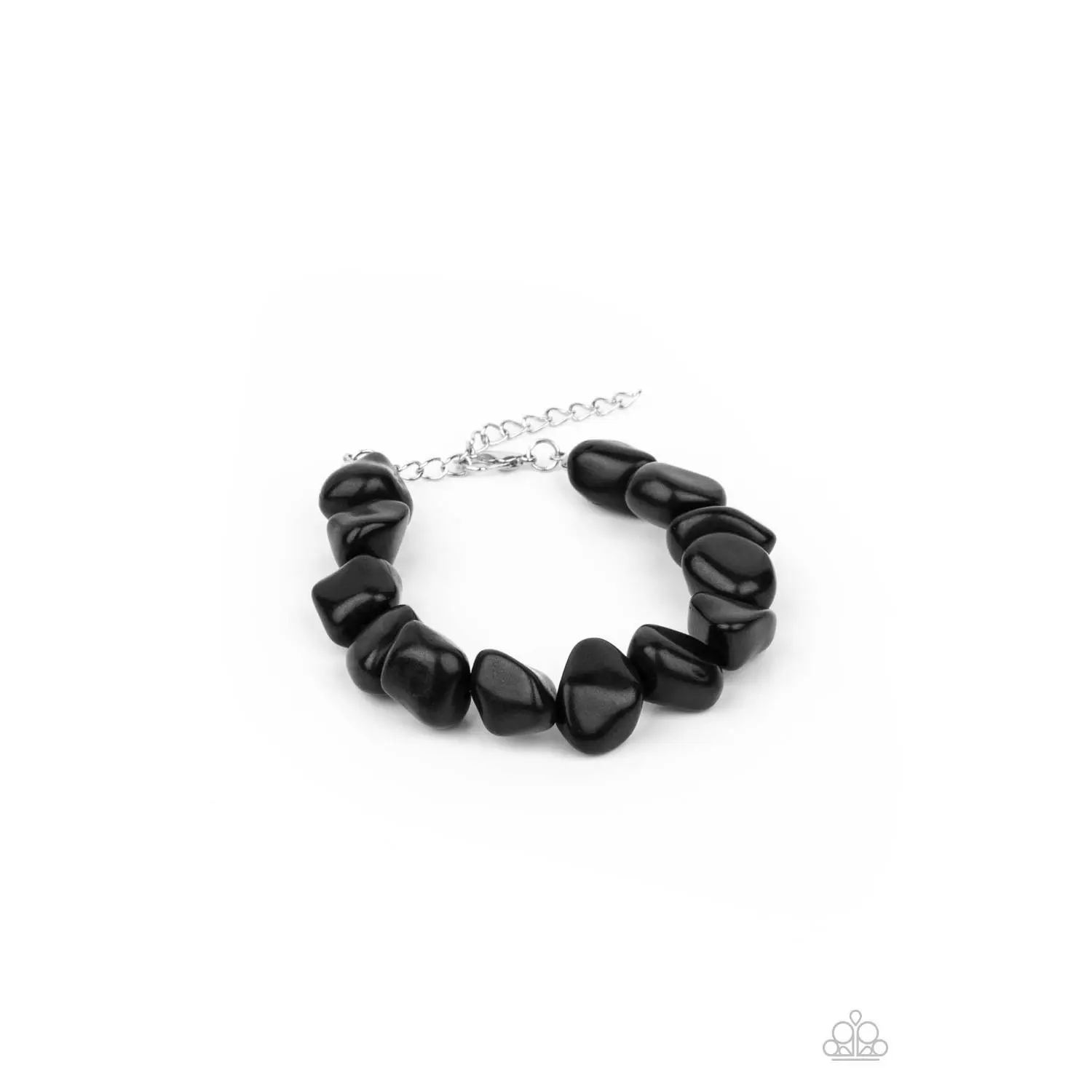 Prehistoric Paradise Invisible Black Bracelet, Fashion Costume Jewelry Wrist Candy - Style 2106, Bangle, One-Piece