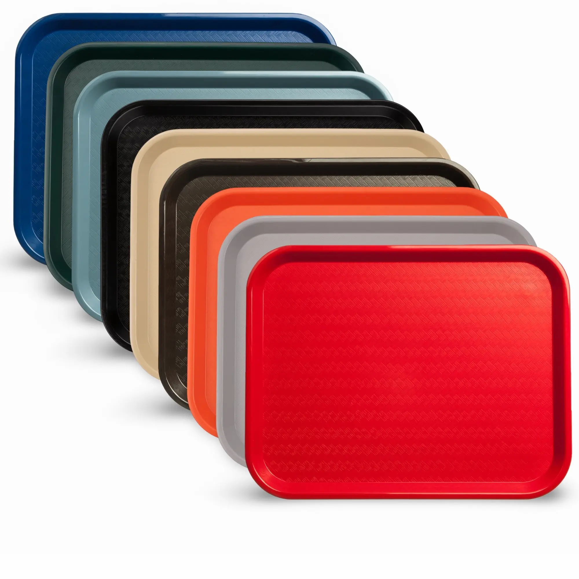Carlisle School Cafeteria Tray 18 x 14 Inch Non-Compartment Durable Tray, 9 Color Options Carlisle School Cafeteria Tray 18 x 14 Inch Non-Compartment Durable Tray, 9 Color Options