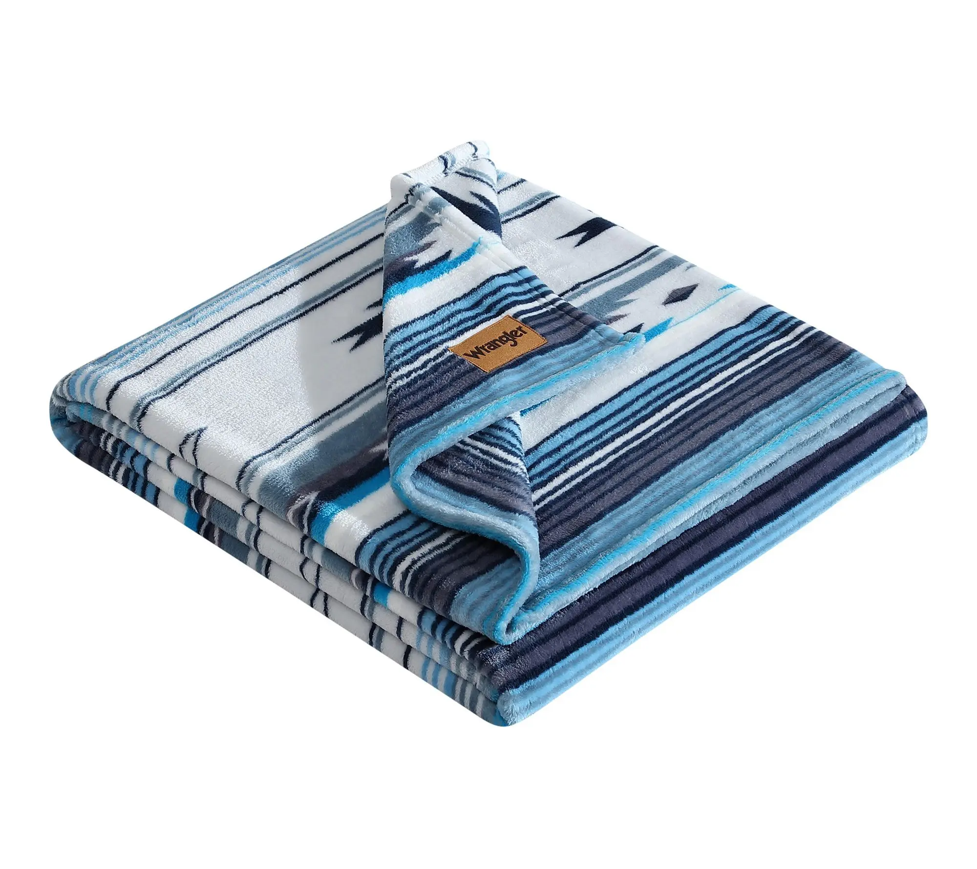 Wrangler Coyote Sands Blue Ultra Plush Fleece 50"X70" Throw