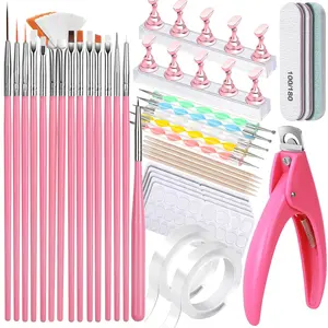Mother's Day Gift Nail Art Tools, Nail Tools For Nail Art, Press On Nail Design Tools, Nail Art Kit With Nail Brush, Nail Tools, Nail Stand, Nail Cutters For Nail Tips, Acrylic Nail Clippers