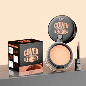 QIC Full Coverage Concealer — no caking, 12-hour long wear, waterproof and sweatproof; covers acne scars and dark circles; suitable for oily and dry skin; all-day wear; 2026 viral beauty product