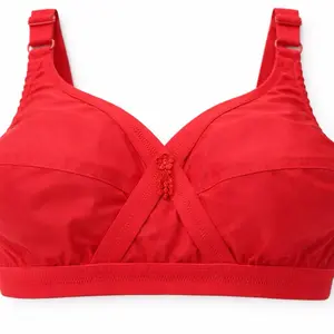 2 pieces 100% Cotton 4 hooks thin belts Full Coverage bra for Women.