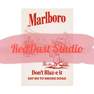 [SALE UP TO 30% + FREE SHIP + NO FRAME] Marlboro SN Cowboy Rolled Poster, Smoke Dogg Vintage Style, Luxury Fashion Wall Decor, Home Decor