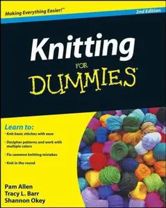 USED-Knitting for Dummies by Pam Allen (Paperback)