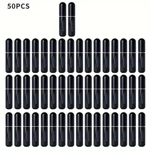 20/50Pcs 5ml mini perfume sample bottles with simple sleek design. Reusable and refillable, portable travel size and leak-proof sealing. Lightweight and space-saving, perfect for daily perfume storage, business trips and outdoor use.