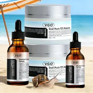 VGO Vitamin C Serum & Snail Mucin 92% – Daily Hydration Duo