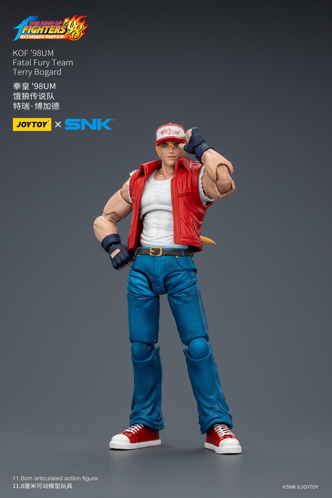 JOYTOY SNK 1/18 Action Figures KOF '98UM Fatal Fury Team Terry Bogard Andy Bogard Joe Higashi