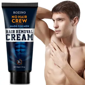 Gentle & Non-irritating Men's Hair Removal Cream, Facial & Body Hair Removal Cream, Sensitive Hair Remover, Hair Removal Supplies, Hair Removal Lotion Hair Removal Solution, Body Care Shaving Cream