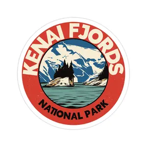 Kenai Fjords National Park - Vinyl Sticker