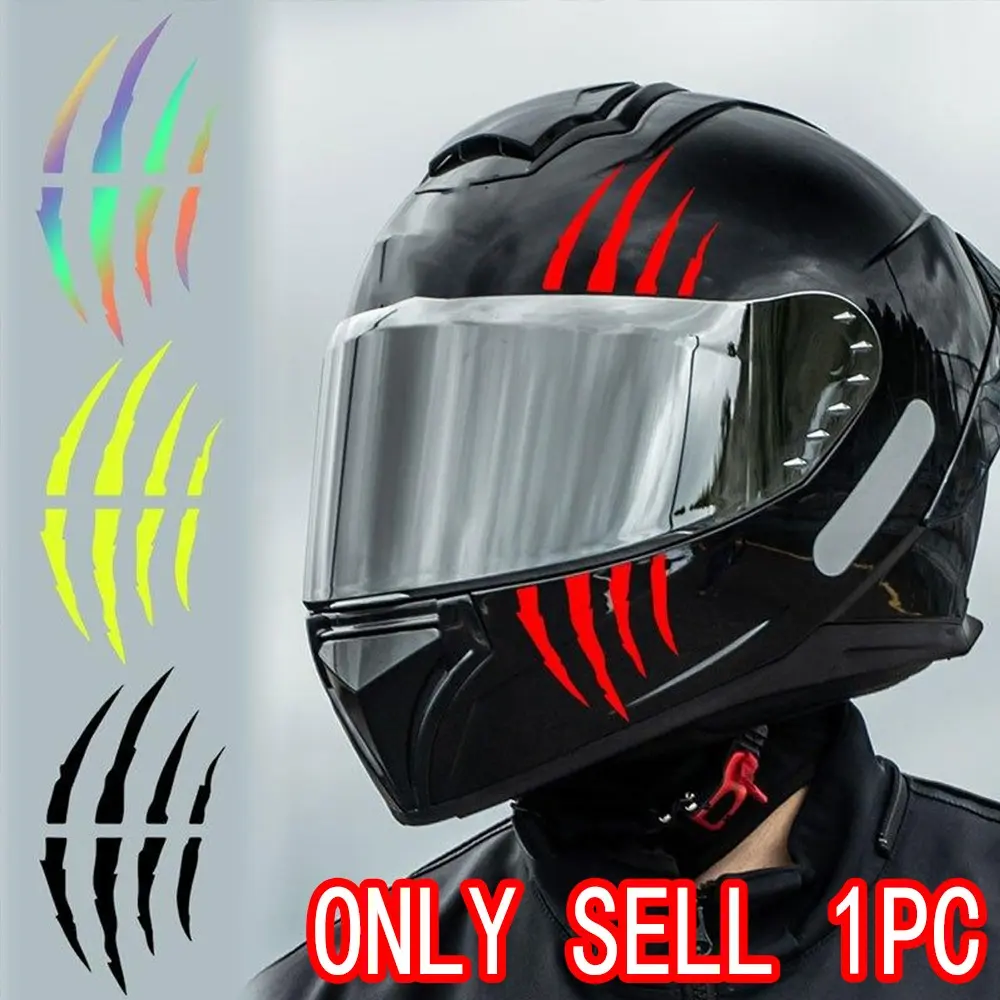 Monster Ghost Claw Pattern Motorcycle Helmet Sticker, Creative Waterproof Vinyl Decal, Motorcycle Decals, Motorcycle Stickers, Universal Car Body Motorcycle Fuel Tank Side Panels Scooter Decorative Sticker