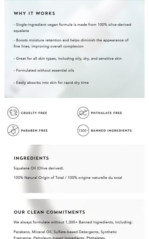 Squalane Facial Oil Squalane Facial Oil