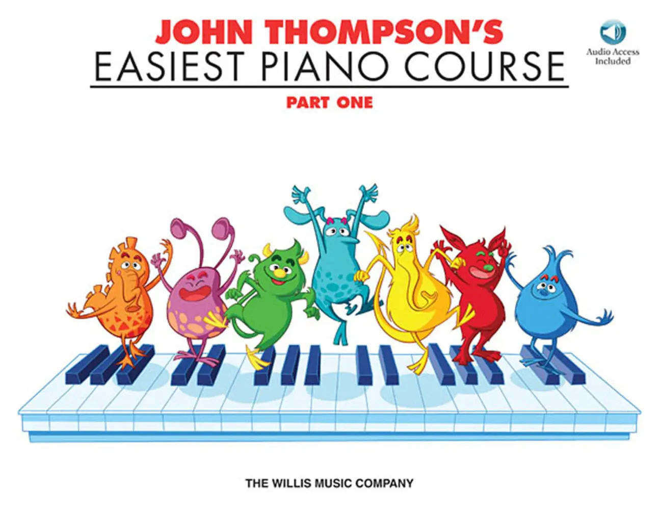 Used John Thompson's Easiest Piano Course Part 1 - Good Softcover Tutorial Book with 40 Pages & Online Audio, English Music Piano Learning Material