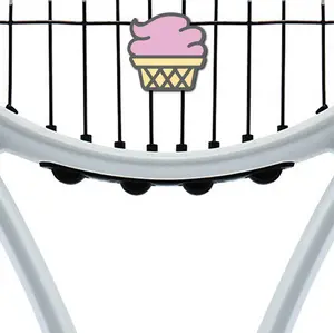 Delicious Dampeners - (2-Pack) Ice Cream Cone - Food Tennis Vibration Dampener